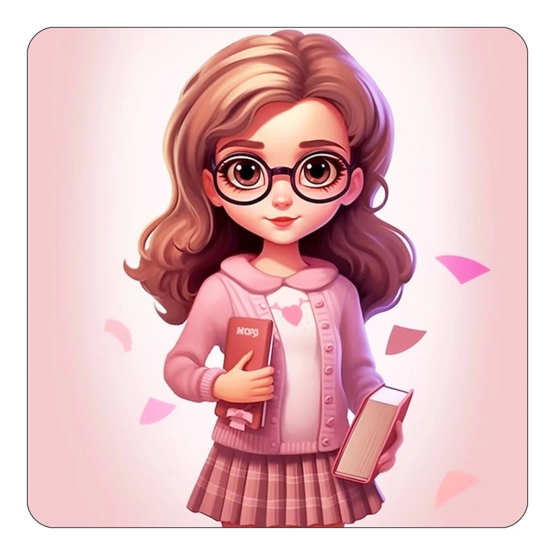 مگنت کاکتی طرح دختر مدل mp63296