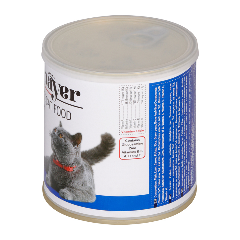 کنسرو غذای گربه شایر مدل fish وزن 800 گرم