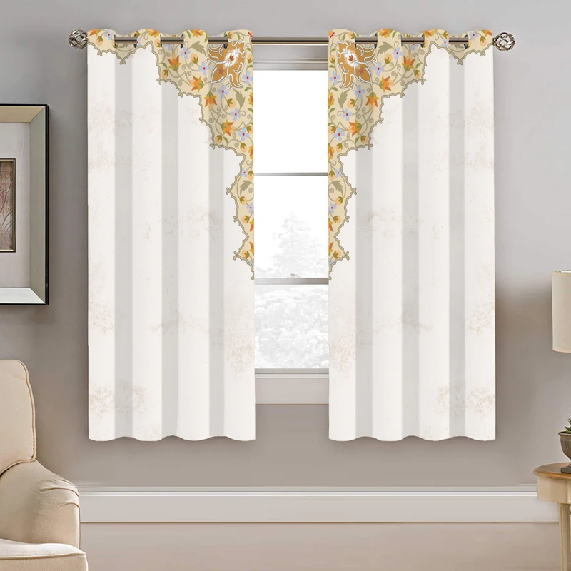 پرده نیروانا طرح  سنتی مدل هازان کد 8059 سایز 140×200 سانتی متر