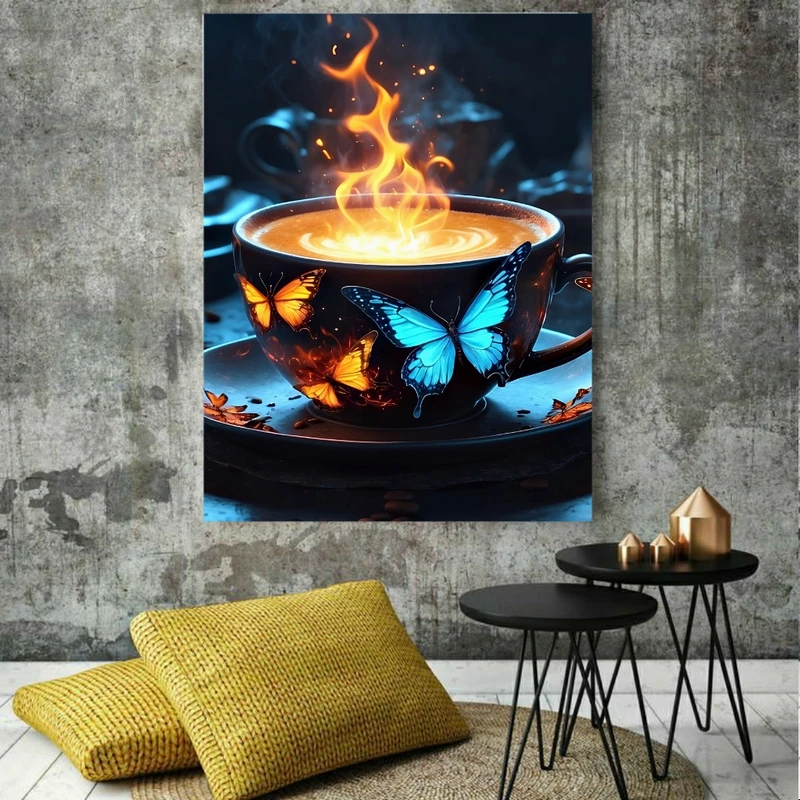  پوستر طرح فنجان قهوه کد FP104607