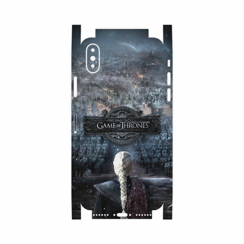 برچسب پوششی ماهوت مدل Game of Thrones-FullSkin مناسب برای گوشی موبایل اپل iPhone X