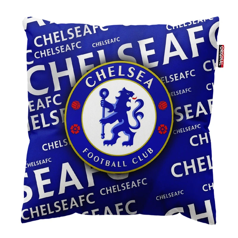 کوسن پاد آفرین طرح باشگاه چلسی کد 2443 سایز 30*30 سانتی متر