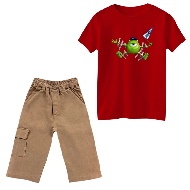 ست تی‌شرت و شلوارک پسرانه مدل مایک وزافسکی