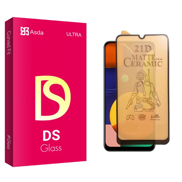 محافظ صفحه نمایش سرامیکی مات آسدا مدل DS Glass مناسب برای گوشی موبایل سامسونگ Galaxy A30 / Galaxy A30s / Galaxy A50 / Galaxy M20