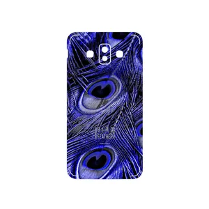 MAHOOT Purple Feather Cover Sticker for Samsung Galaxy J7 Duo