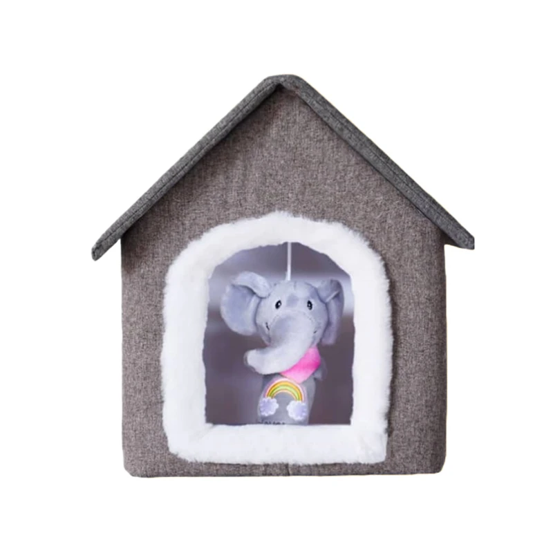 جای خواب گربه مدل خانه اسکرچر دار