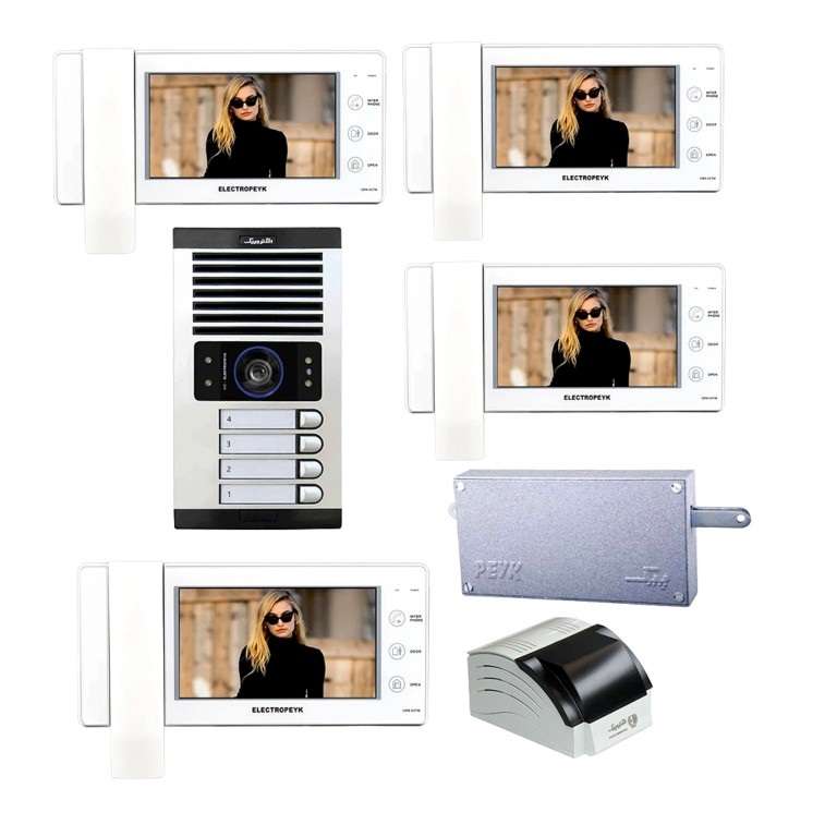 مجموعه دربازکن الکتروپیک مدل FD/1086/4/1294x4-white