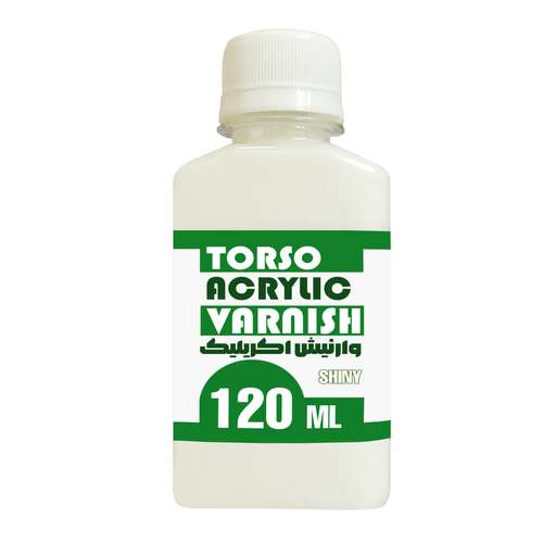 وارنیش اکریلیک تورسو مدل TSV120 براق حجم 120 میلی لیتر