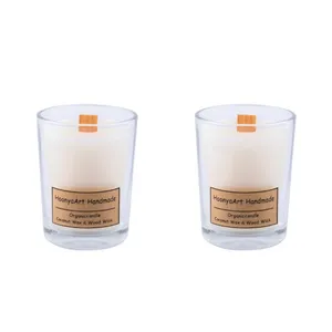 شمع لیوانی مدل استوانه مجموعه دوعددی