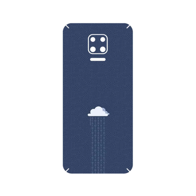 برچسب پوششی ماهوت مدل Minimal Data Cloud مناسب برای گوشی موبایل شیائومی Redmi Note 9S