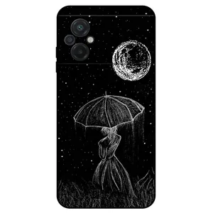 Megafone Girl and Moon 1369 Cover For Xiaomi Poco M5