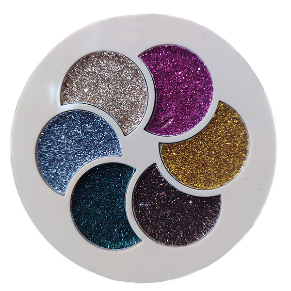 پالت سایه چشم هلد مورنینگ مدل گلیتر طرح دایره ای