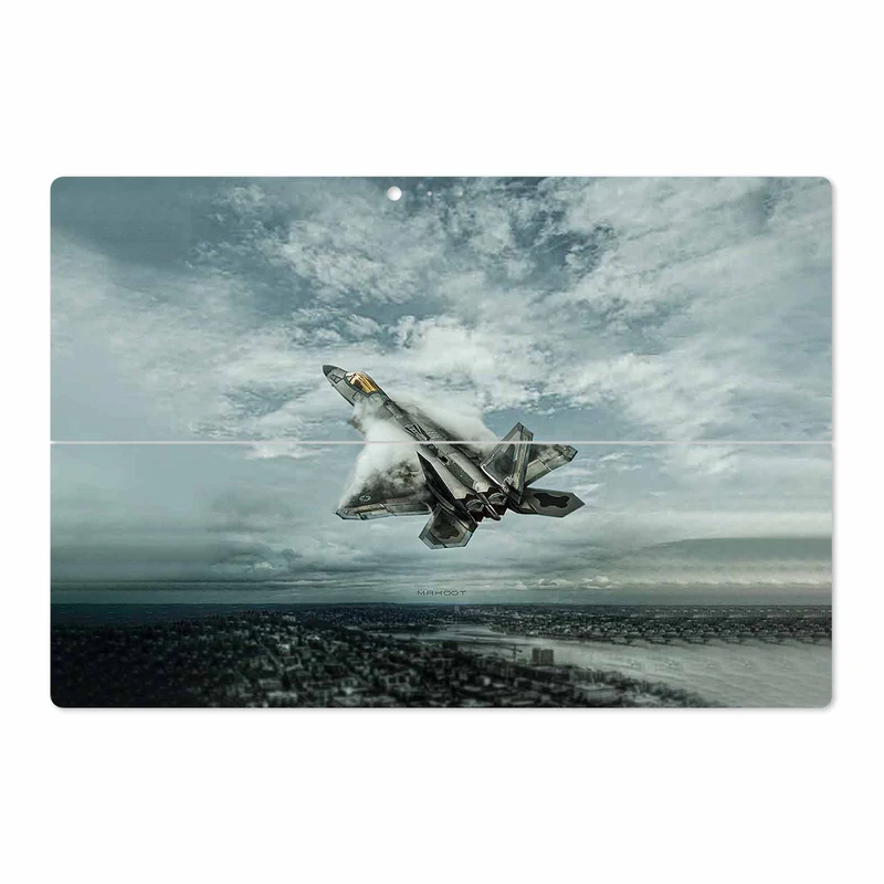 برچسب پوششی ماهوت مدل F-22 Raptor مناسب برای تبلت مایکروسافت Surface Pro 3 2014