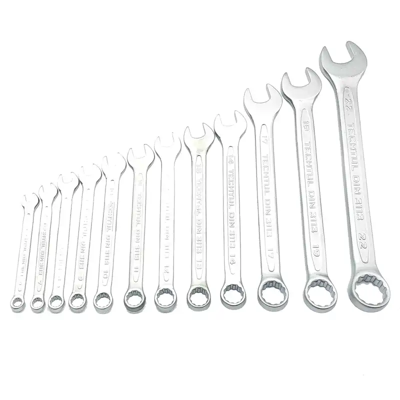 آچار یکسر تخت و یکسر رینگی تک تول مدل 12P مجموعه 12 عددی