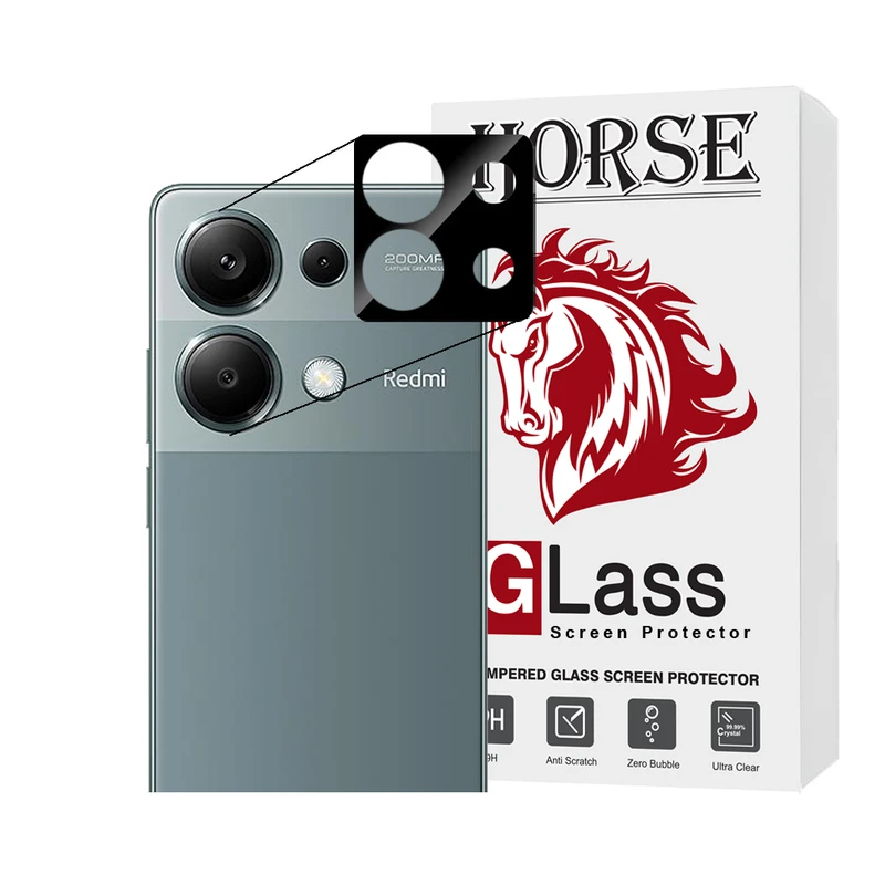 محافظ لنز دوربین هورس مدل LENSFH مناسب برای گوشی موبایل شیائومی Redmi Note 13 Pro 4G