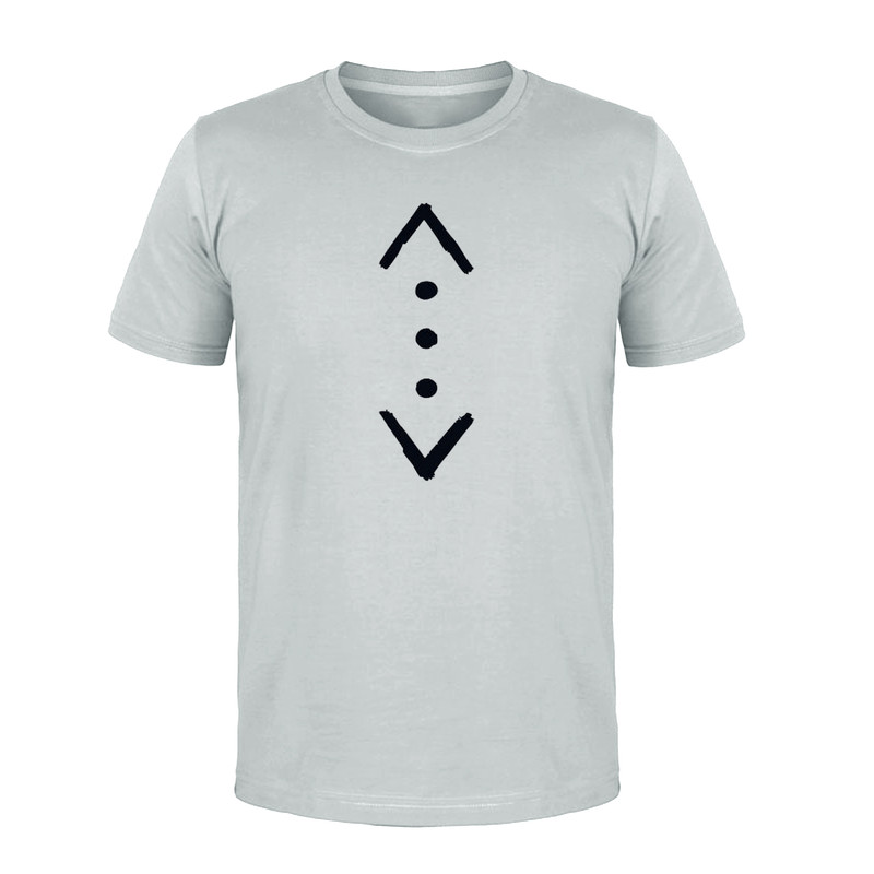 تی شرت آستین کوتاه مردانه مدل گودال کد L277 رنگ طوسی