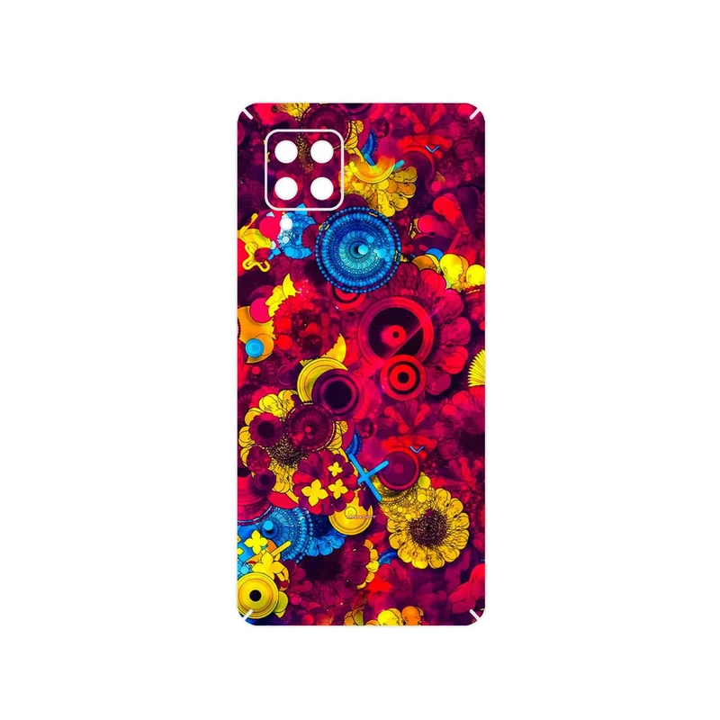 برچسب پوششی ماهوت مدل Vector Flower Garden Digital Art مناسب برای گوشی موبایل سامسونگ Galaxy A42
