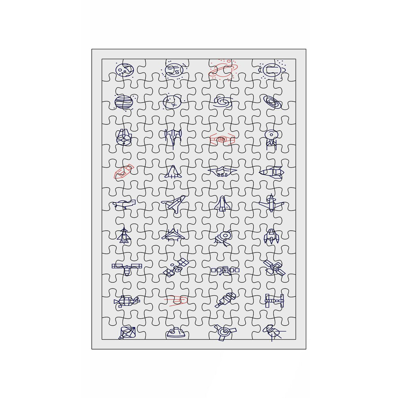 پازل 117 تکه مدل فضا کد 915