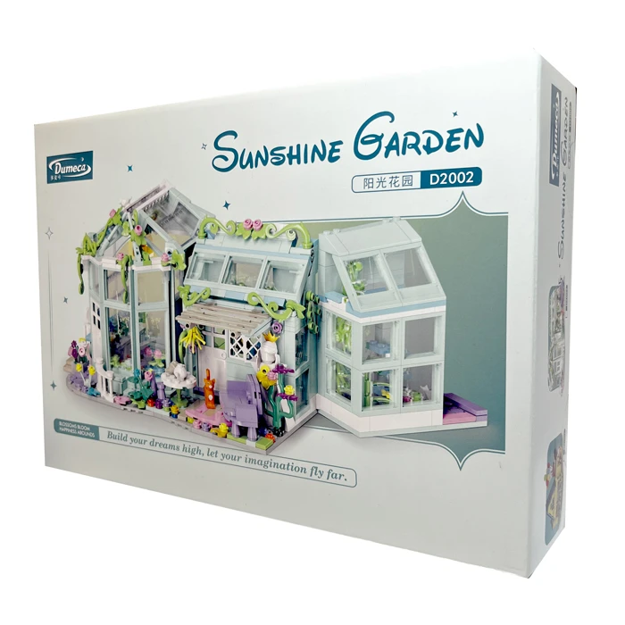 ساختنی 782 تکه دومیکا مدل گلخانه چراغدار