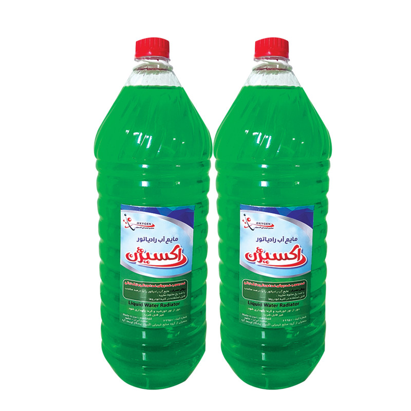  شیشه شوی خودرو اکسیژن مدل OP10 حجم 2.5 لیتر بسته دو عددی