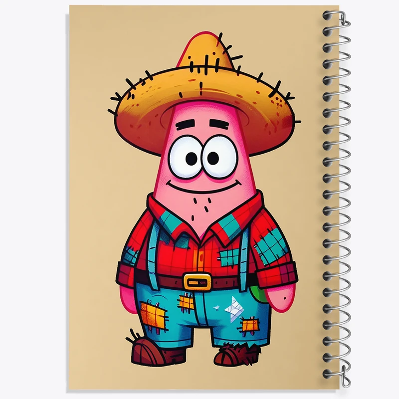 دفتر لیست خرید 50 برگ خندالو طرح پاتریک باب اسفنجی کد N4844