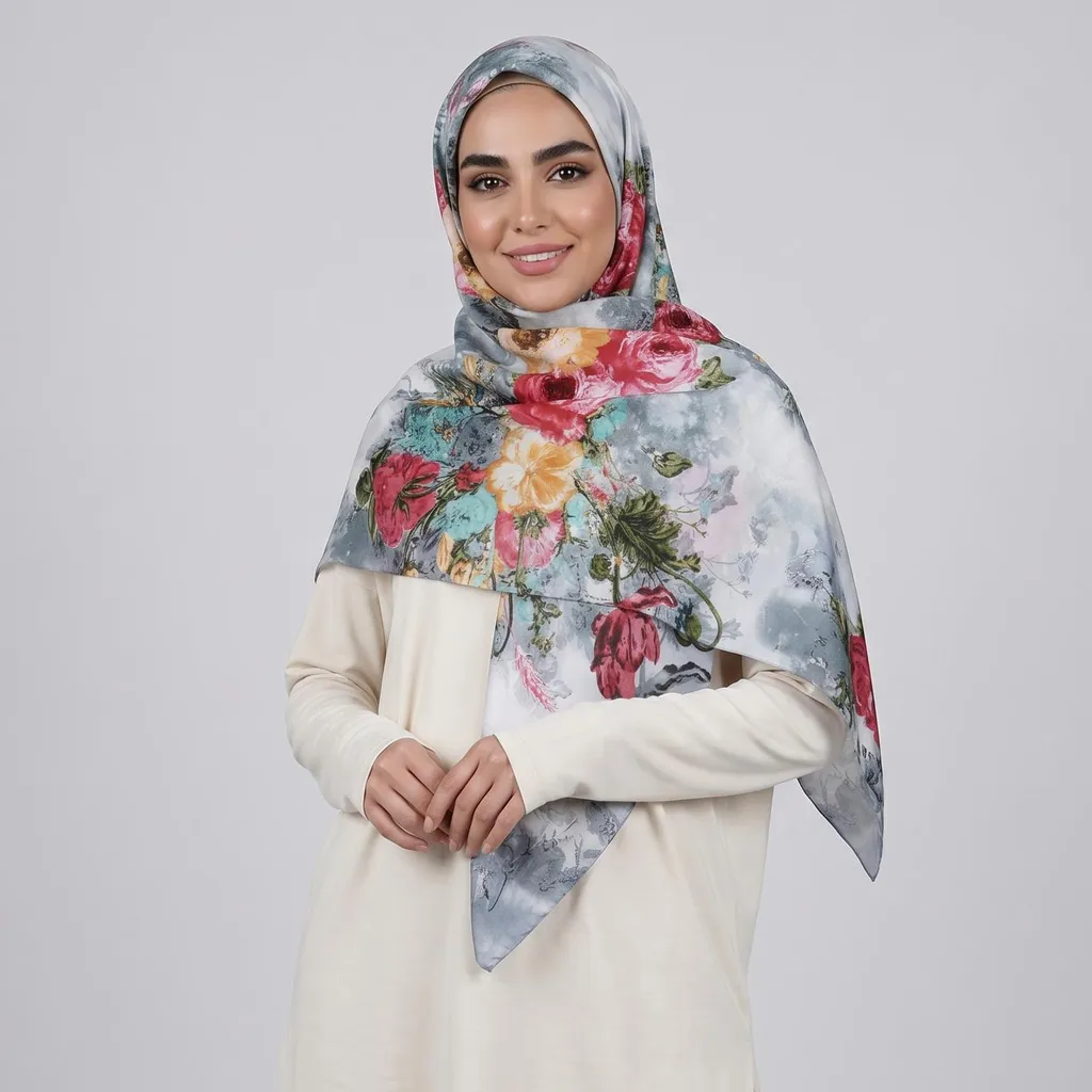 روسری زنانه مدل flow04