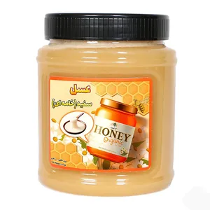 عسل خامه ای سفید آقاشیرین - 1000 گرم
