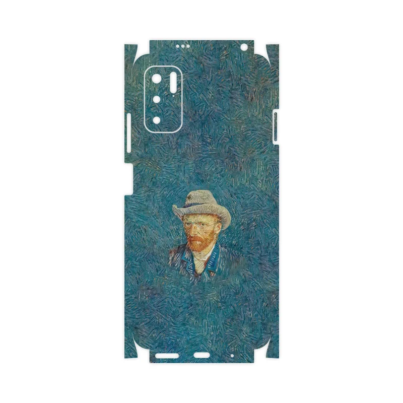 برچسب پوششی ماهوت مدل Self portrait with a gray felt hat-FullSkin مناسب برای گوشی موبایل شیائومی Redmi Note 10 5G