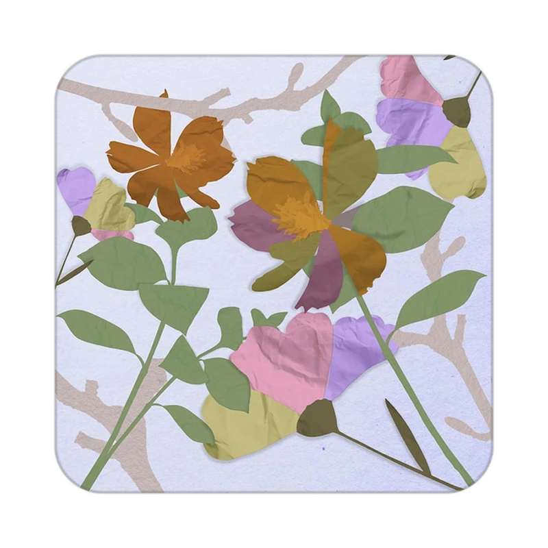 زیر لیوانی کاکتی طرح گل مدل mp16107