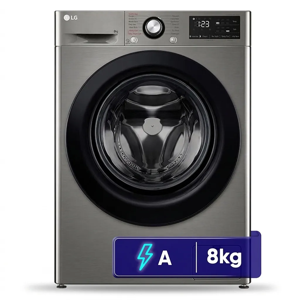 ماشین لباسشویی 8 کیلوگرم اتوماتیک ال جی مدل F4R3TYG6P