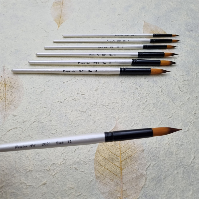 قلم مو گرد پرشین آرت کد 95 مجموعه 6 عددی