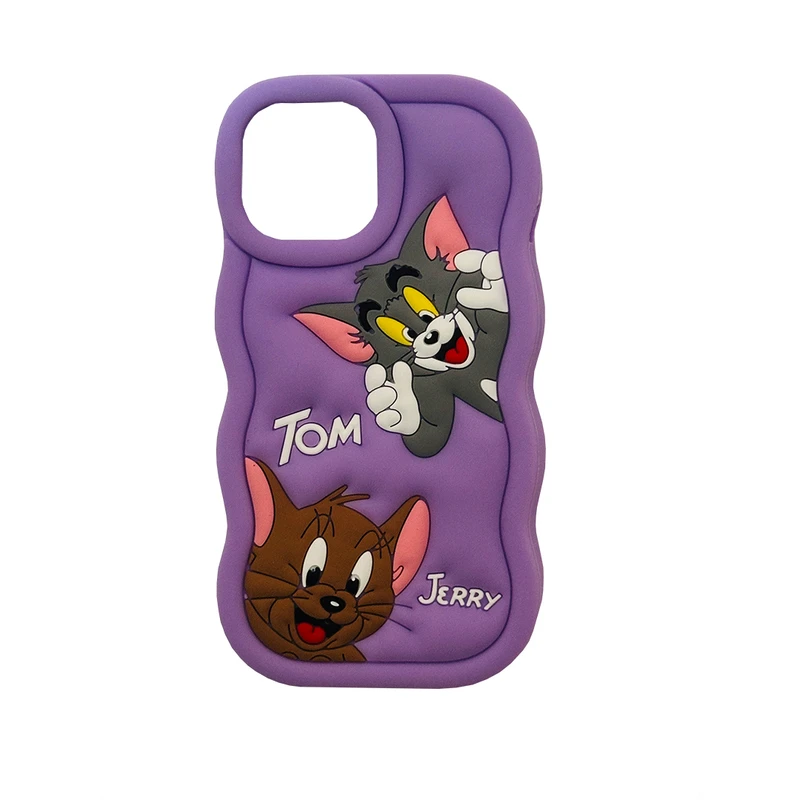 کاور مدل شیک شل طرح تام و جری مناسب برای گوشی موبایل اپل iphone 13