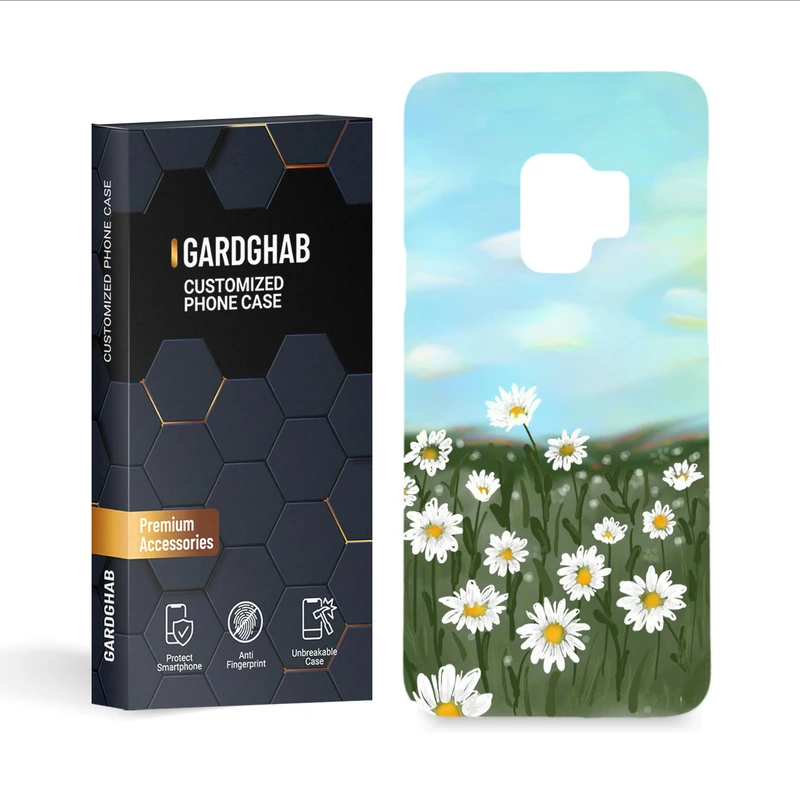 کاور گارد قاب مدل گل مناسب برای گوشی موبایل سامسونگ Galaxy S9