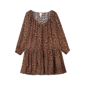 تونیک زنانه اچ اند ام مدل پلنگی 