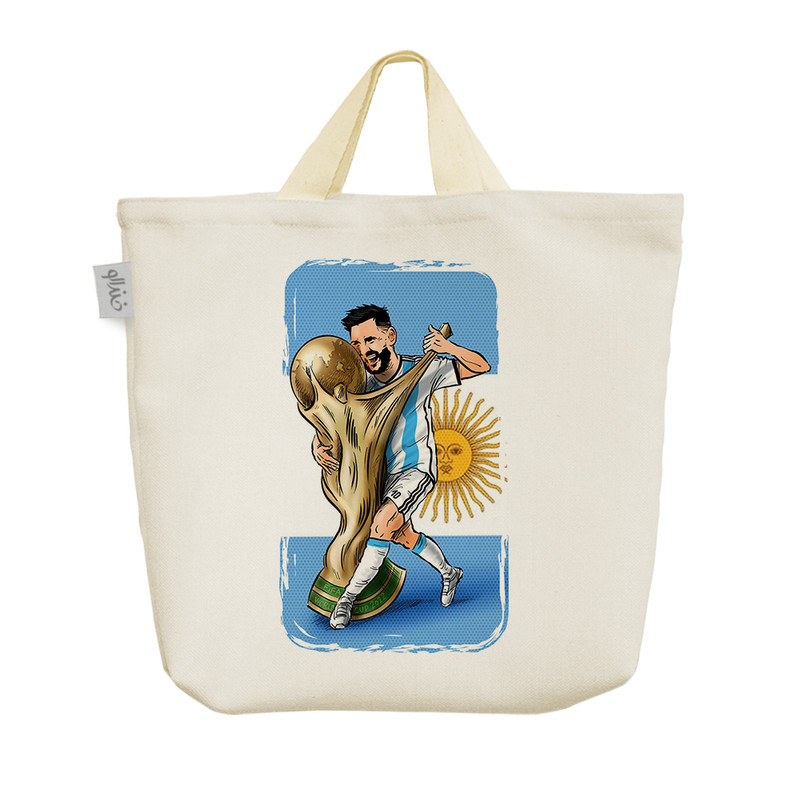 ساک خرید خندالو مدل Lionel Messi کد 5973