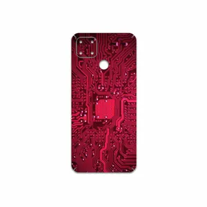 MAHOOT Red-Printed-Circuit-Board Cover Sticker for Realme C25s