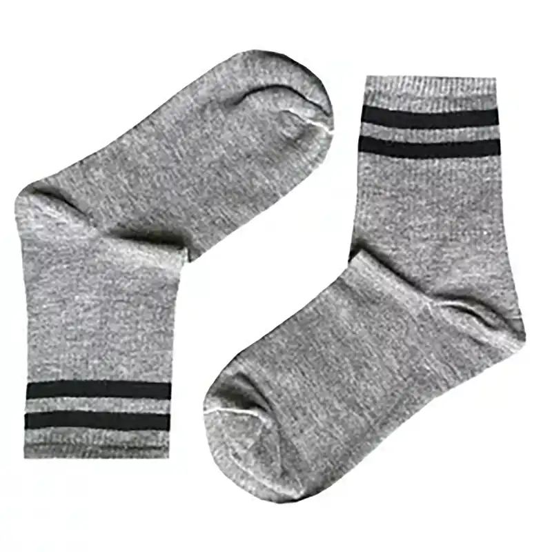 جوراب ورزشی ساق کوتاه زنانه مدل دو خط تنیس کد TO 2023