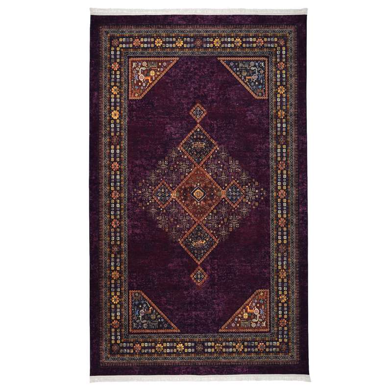 فرش ماشینی محتشم طرح سنتی کد 100335