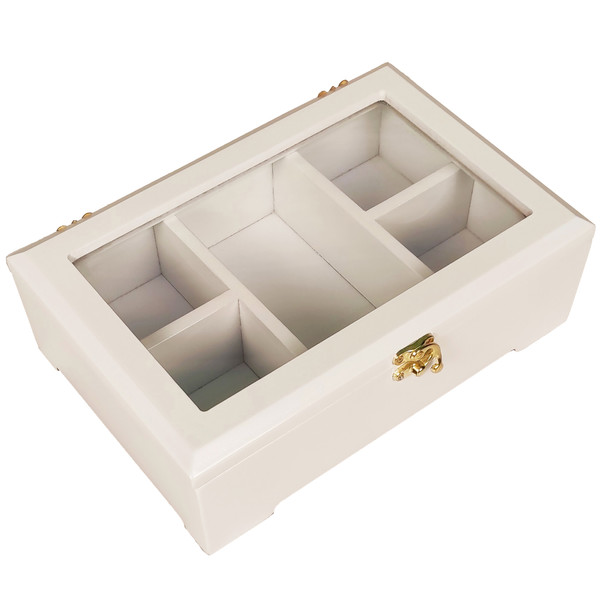 جعبه پذیرایی دکورستیک مدل 5 پارت پایه چوبی