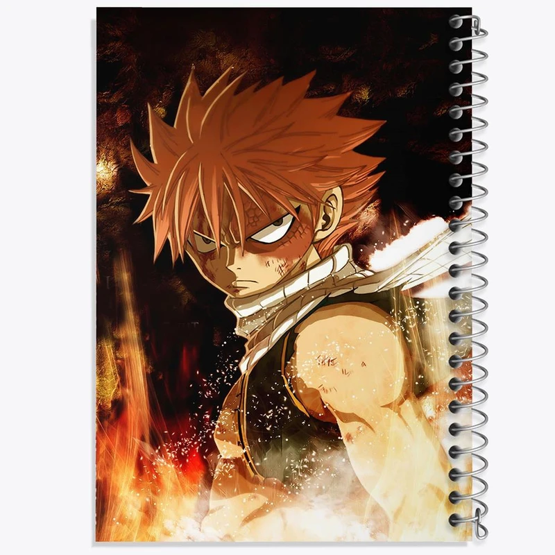 دفتر مشق 100 برگ خندالو طرح ناتسو انیمه فری تیل Fairy Tail کد 16522