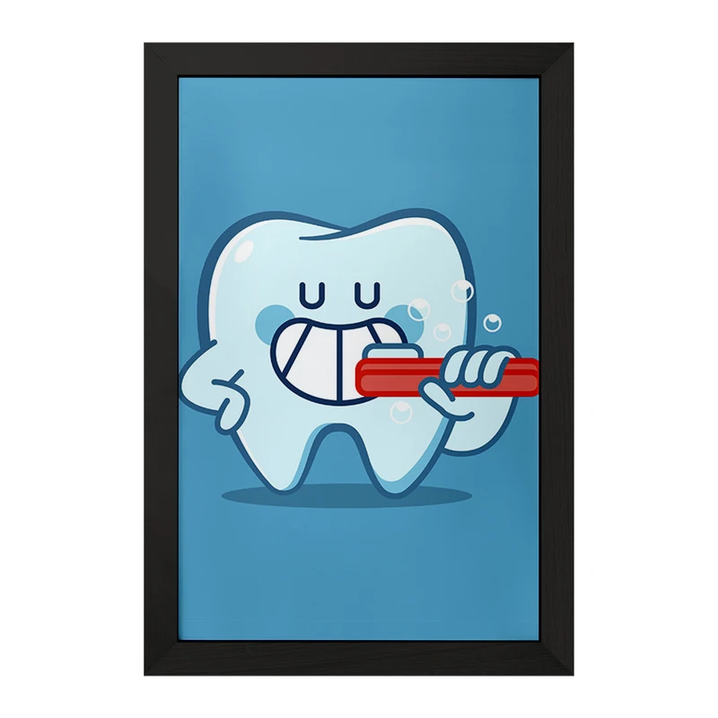 تابلو خندالو مدل دندان و دندان پزشکی کودکانه کد 36766