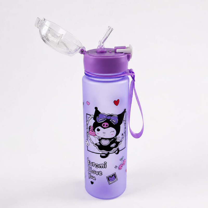 قمقمه کودک مدل Kuromi طرح فانتزی گنجایش 0.8 لیتر