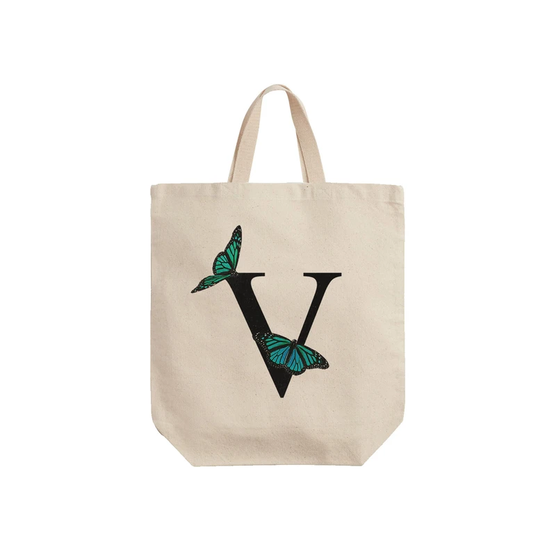 ساک خرید ترمه طراحان ایده مدل حرف V پروانه ای کد cfp3024 - S