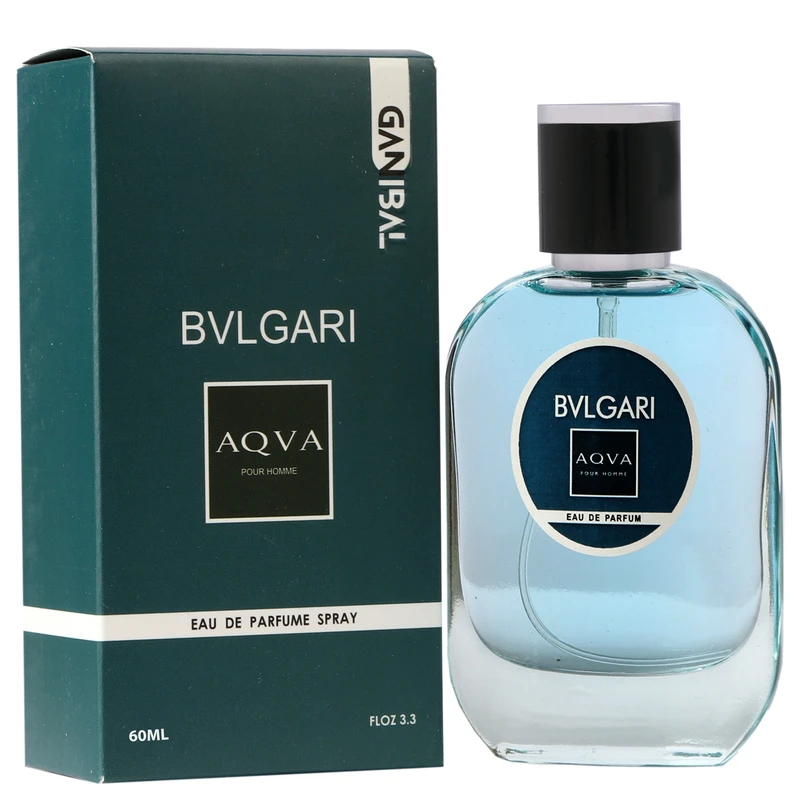 ادو پرفیوم مردانه گانیبال مدل آکوا بولگاری با رایحه خنک  حجم 60 میلی لیتر