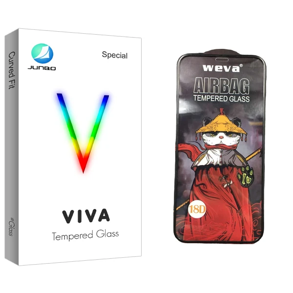 محافظ صفحه نمایش شیشه ای جانبو مدل Viva Pro_Airbag مناسب برای گوشی موبایل اپل iPhone 12