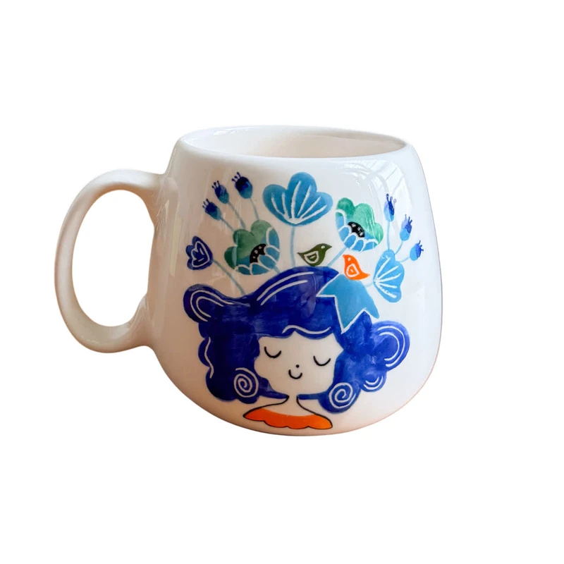 ماگ سرامیکی طرح دختر