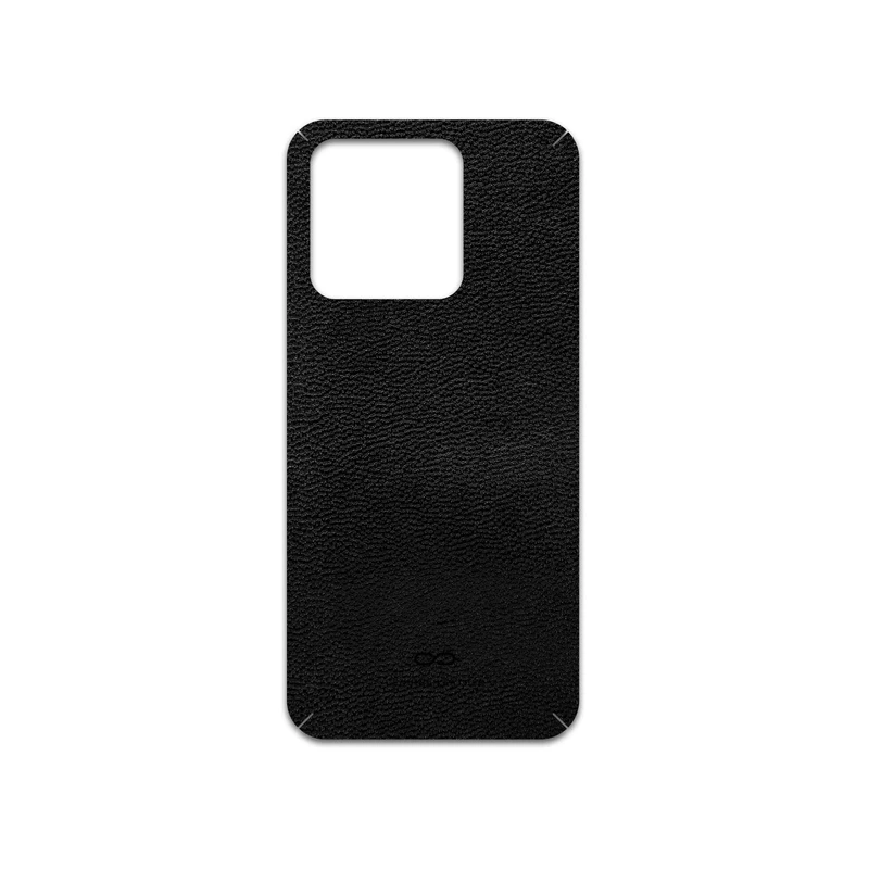 برچسب پوششی ماهوت مدل Black-Leather مناسب برای گوشی موبایل شیائومی Redmi 10A