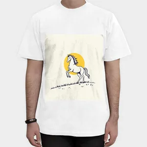 تیشرت آستین کوتاه مردانه مدل اسب