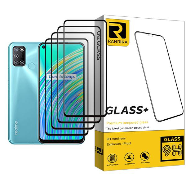 محافظ صفحه نمایش راندیکا مدل Randika Glass MIX004 مناسب برای گوشی موبایل ریلمی C17 بسته چهار عددی