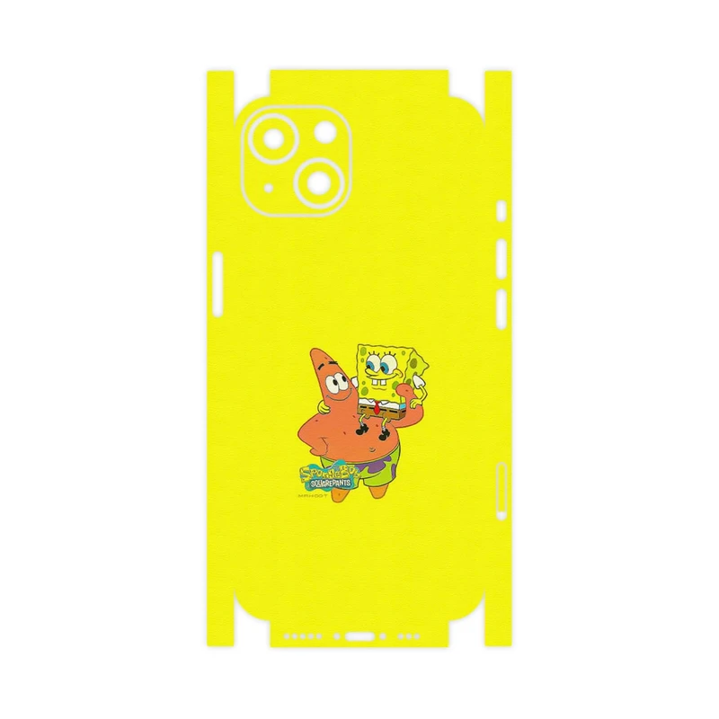 برچسب پوششی ماهوت مدل SpongeBob SquarePants-FullSkin مناسب برای گوشی موبایل اپل iPhone 13